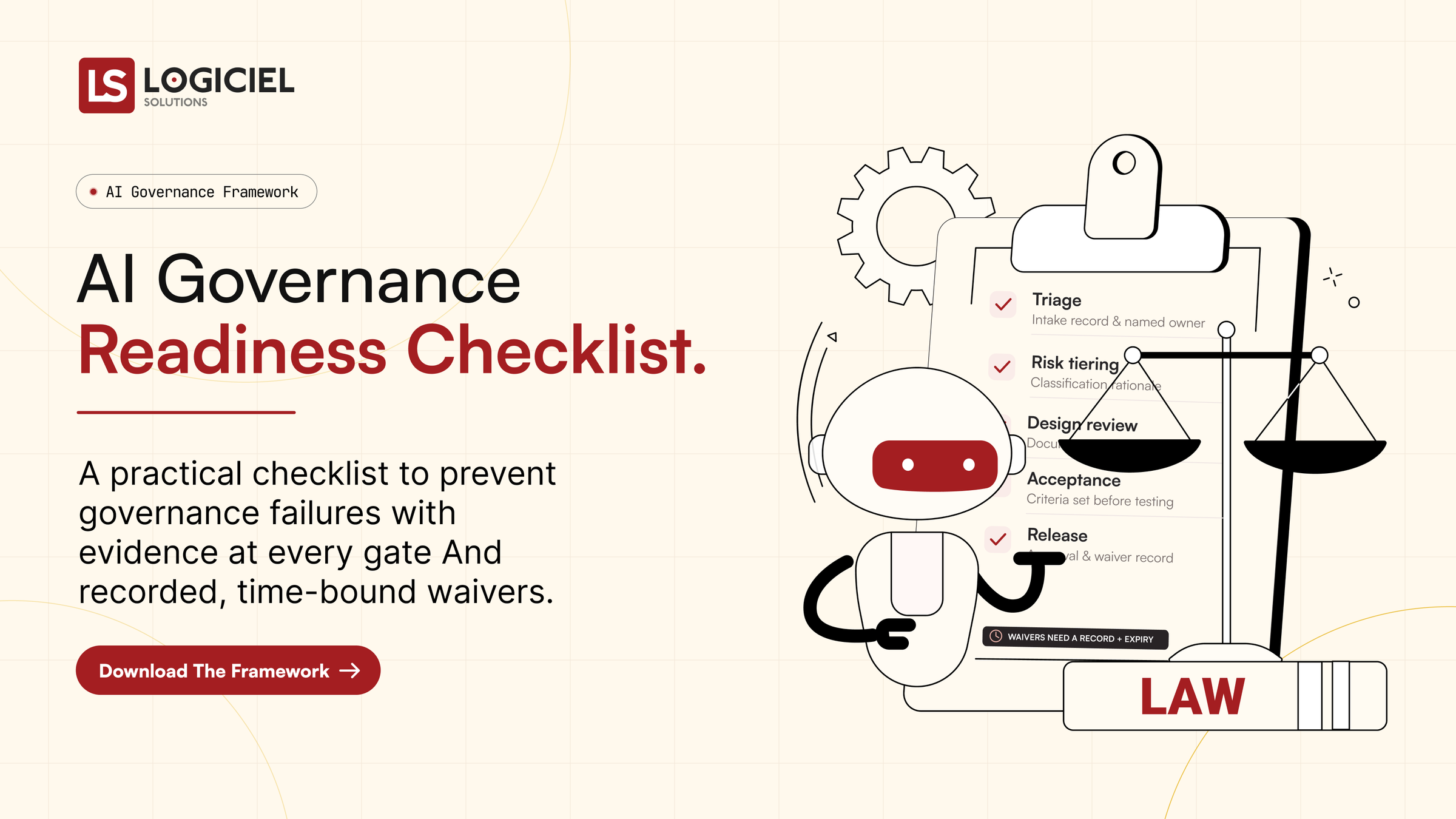 AI Governance Readiness Checklist - Logiciel Solutions